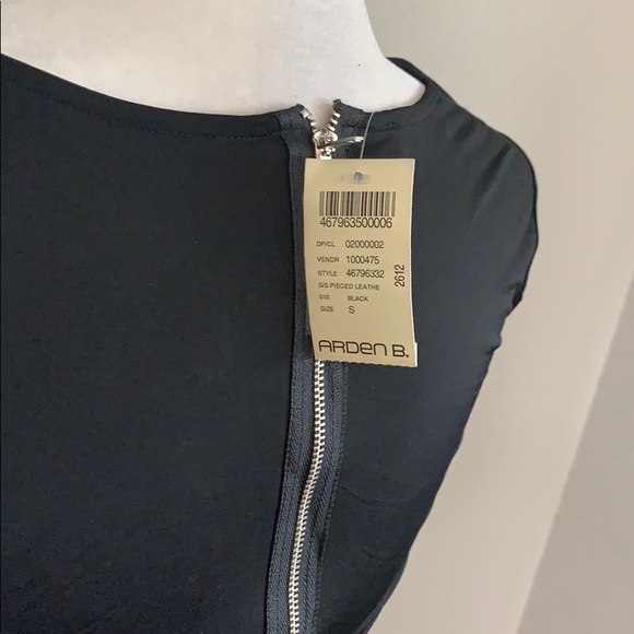 NWT Arden B Black Tunic or Mini Dress - Picture 6 of 6